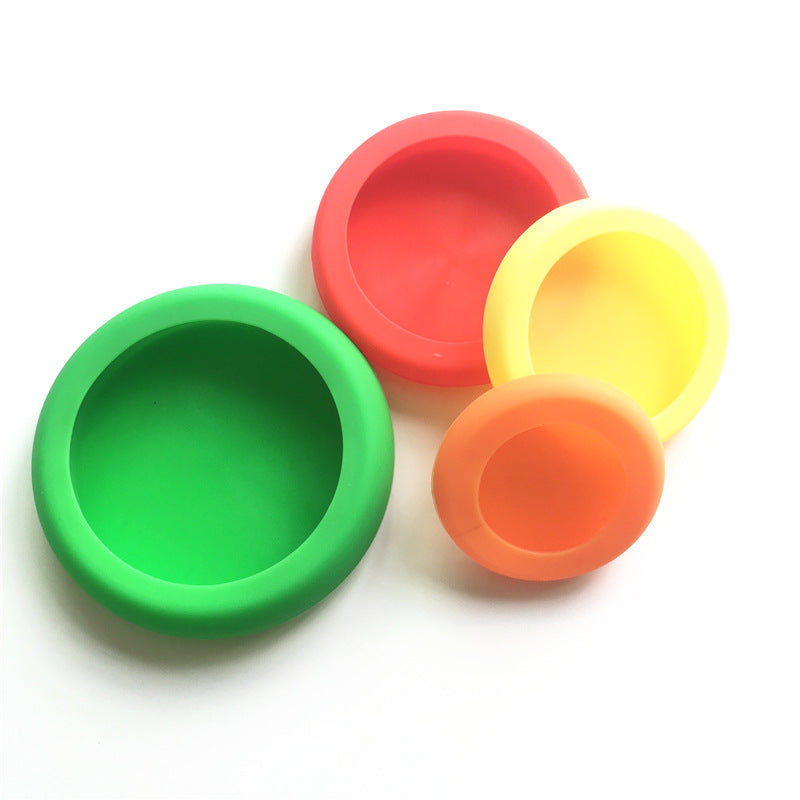 Silicone food preservation cover