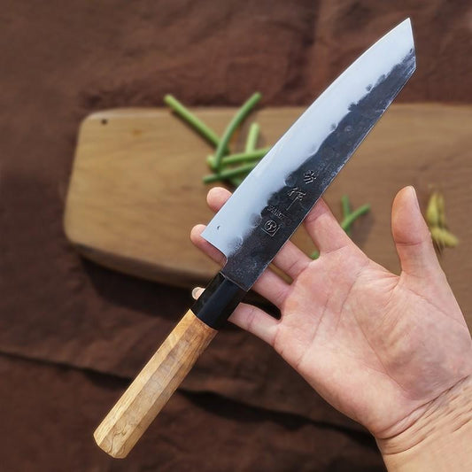 Stainless Steel Chef Forged Hammer Pattern Cooking Knife
